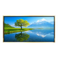 Majestic Seven Running White Horses Wall Painting - Décor for Home & Office