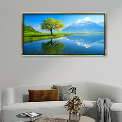 Majestic Seven Running White Horses Wall Painting - Décor for Home & Office