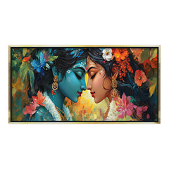 Divine Radha Krishna: The Eternal Soulmates – Premium Spiritual Wall Art