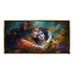 Premium Radha Krishna Love Canvas Art