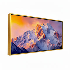 Premium Nature Theme Beautiful Canvas Printed Mountain Wall Paintings & Arts