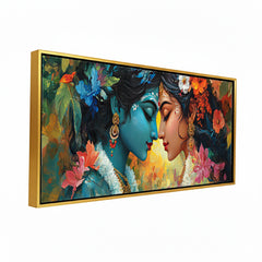 Divine Radha Krishna: The Eternal Soulmates – Premium Spiritual Wall Art