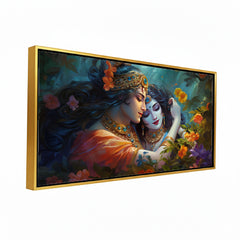 Premium Radha Krishna Love Canvas Art