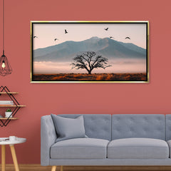 Premium Cinematic Nordic Style Nature Wall Painting