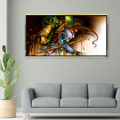 Premium Wall Canvas Large Painting of Lord Krishna For Home Decors