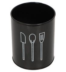 Black Cutlery Stand Set of 2