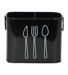 Black Cutlery Stand Set of 2