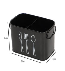 Black Cutlery Stand Set of 2