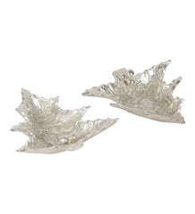 Christmas Leaf Platter Set of 2