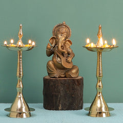 Brass Kerela Deepak Set of 2