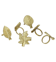 Leaves Napkin RIng Set of 6