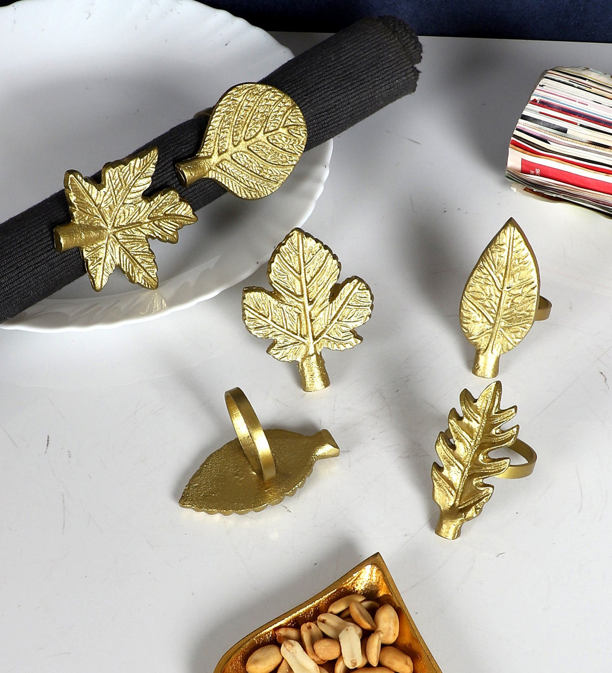 Leaves Napkin RIng Set of 6