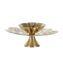 Brass Etching Gold Dia Set of 4