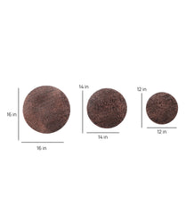 Copper & Black Small Hammer Wall Decor Set of 3