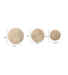 Gold & White Small Hammer Wall Decor Set of 3