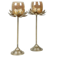 Hammered Flower Detachable Set of 2