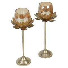 Hammered Flower Detachable Set of 2