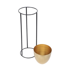 Detachable Gold Capsule Floor Planter Set of 3