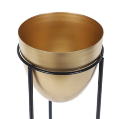 Detachable Gold Capsule Floor Planter Set of 3