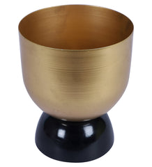 Black & Gold Double Layer Detachable Planter Set of 2