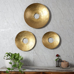 Round Ring Hole Wall Decor Set of 3