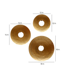 Round Ring Hole Wall Decor Set of 3