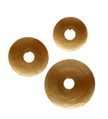 Round Ring Hole Wall Decor Set of 3