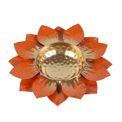 Orange & Gold FLower Urli