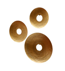 Round Ring Hole Wall Decor Set of 3