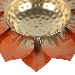 Orange & Gold FLower Urli