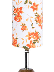 Wood Table lamp with Multicolor cotton Shade (AEAP16)