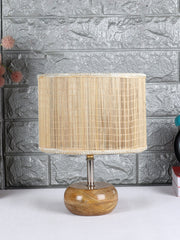 Bamboo Shade with Wood Lamp Base (AB)