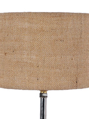 Beige Jute Shade with Wood Lamp Base (AG)