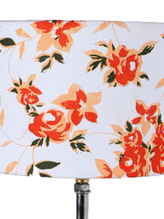 Multicolor Cotton Shade with Wood Lamp Base (YM)