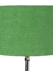 Green Jute Shade with Wood Lamp Base (Ja)