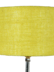 Yellow Jute Shade with Wood Lamp Base (KK4545)