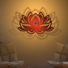 Lotus Flower Design Shadow Lamp