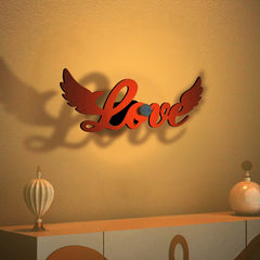 Love with Wings Design Shadow Lamp