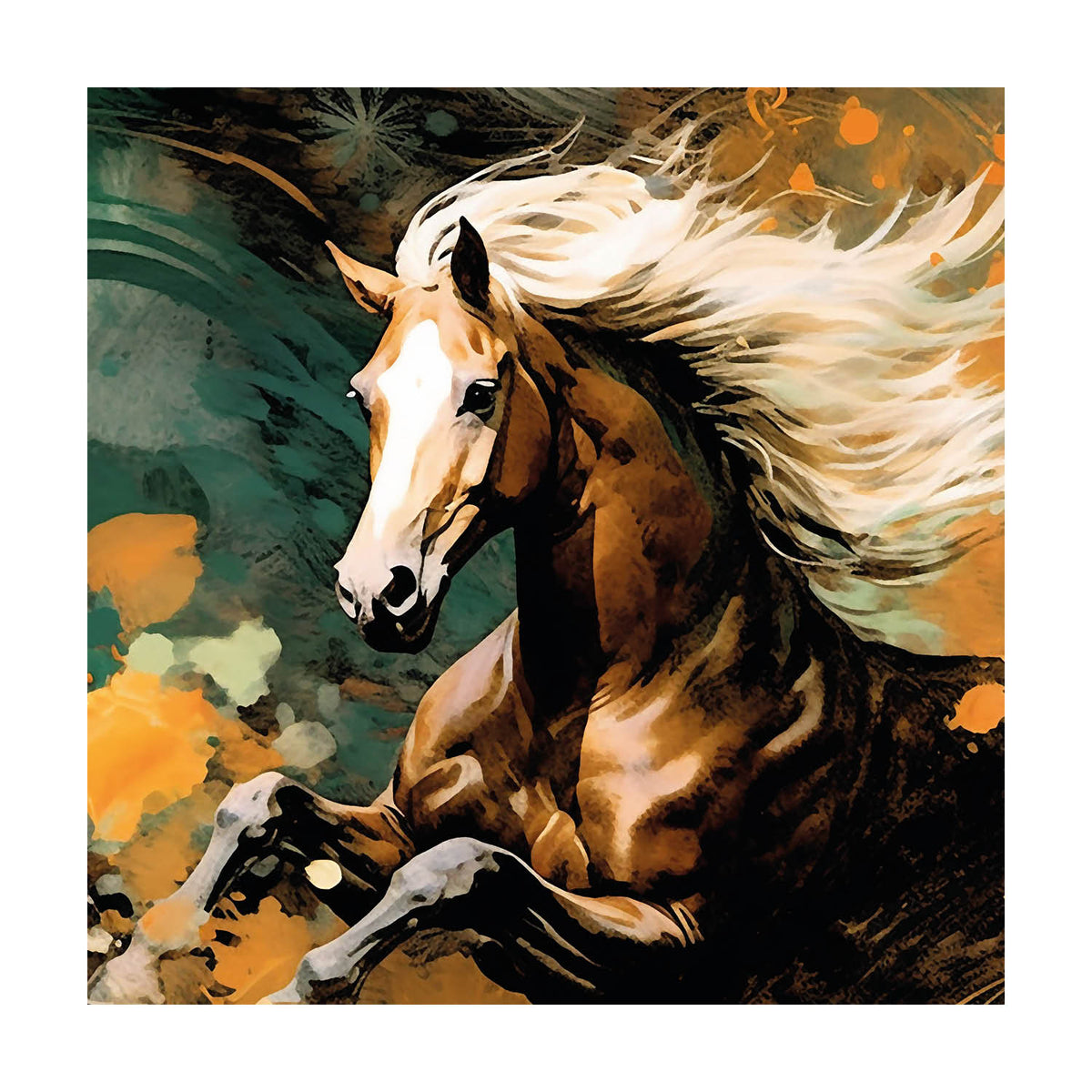 Beautiful Horse Canvas Wall Paintings