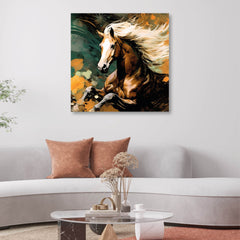 Beautiful Horse Canvas Wall Paintings