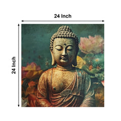 Gautam Buddha Canvas Painting for Home, Bedroom & Living Room