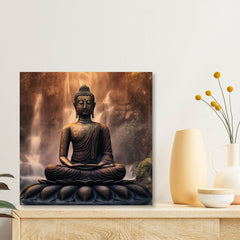 Gautam Buddha Wall Art Canvas Painting for Home, Bedroom & Living Room