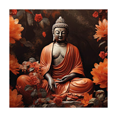 Gautam Buddha Canvas Painting for Home, Bedroom & Living Room