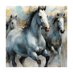 Horses Canvas Painting for Home, Bedroom & Living Room