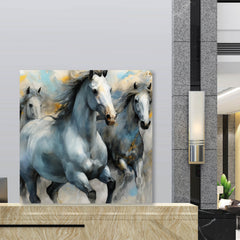 Horses Canvas Painting for Home, Bedroom & Living Room