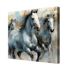 Horses Canvas Painting for Home, Bedroom & Living Room