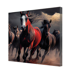 Running Horses Canvas Painting for Home, Bedroom & Living Room