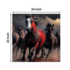 Running Horses Canvas Painting for Home, Bedroom & Living Room