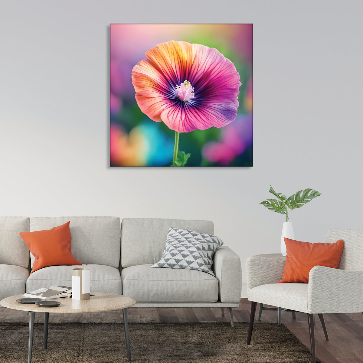 Lush Floral Vibrant Flower Art for Your Space