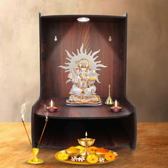 Beautiful Wooden Pooja Mandir for Contemporary Home, office, Shop